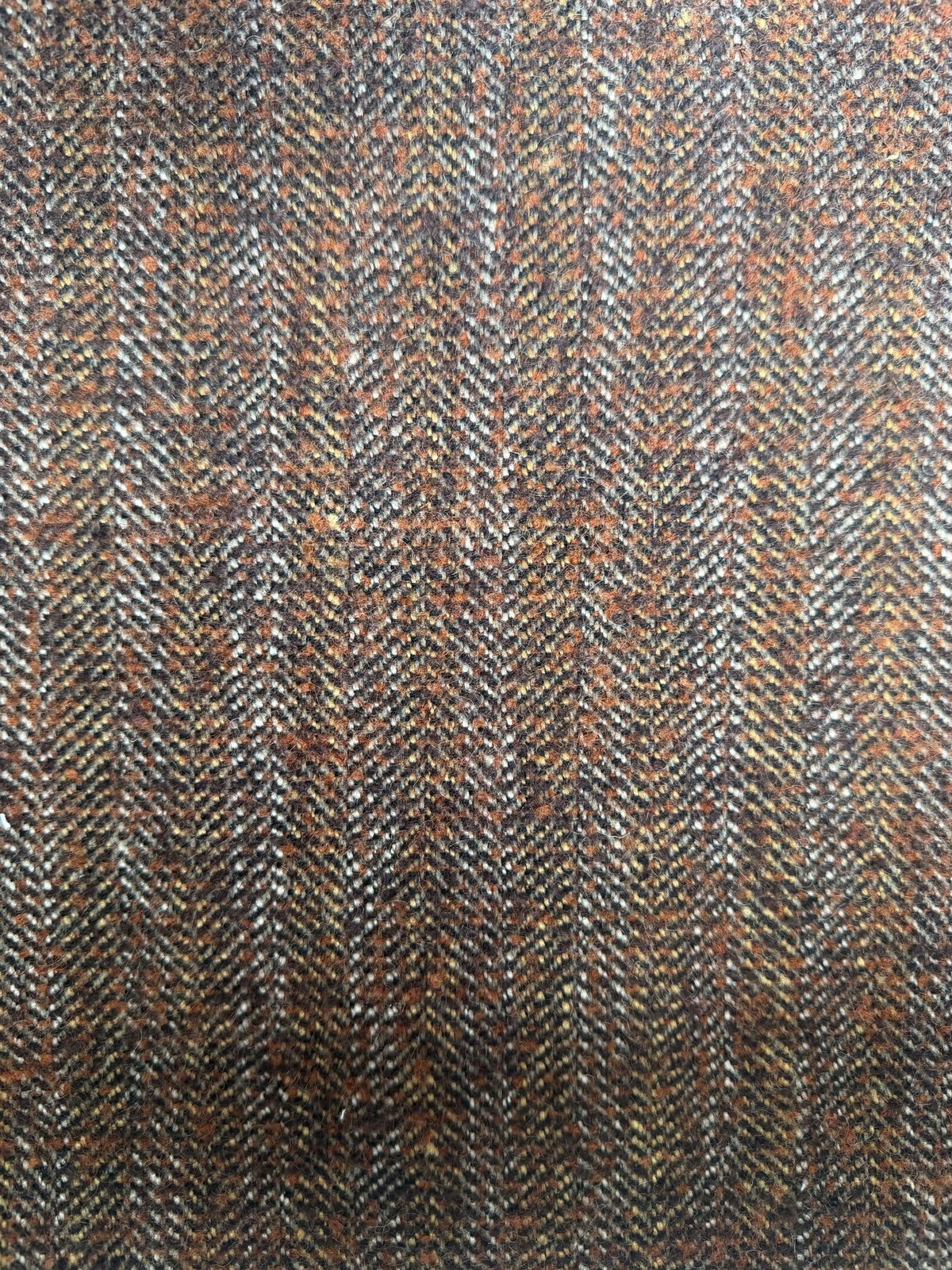 Brown Tweed Herringbone
