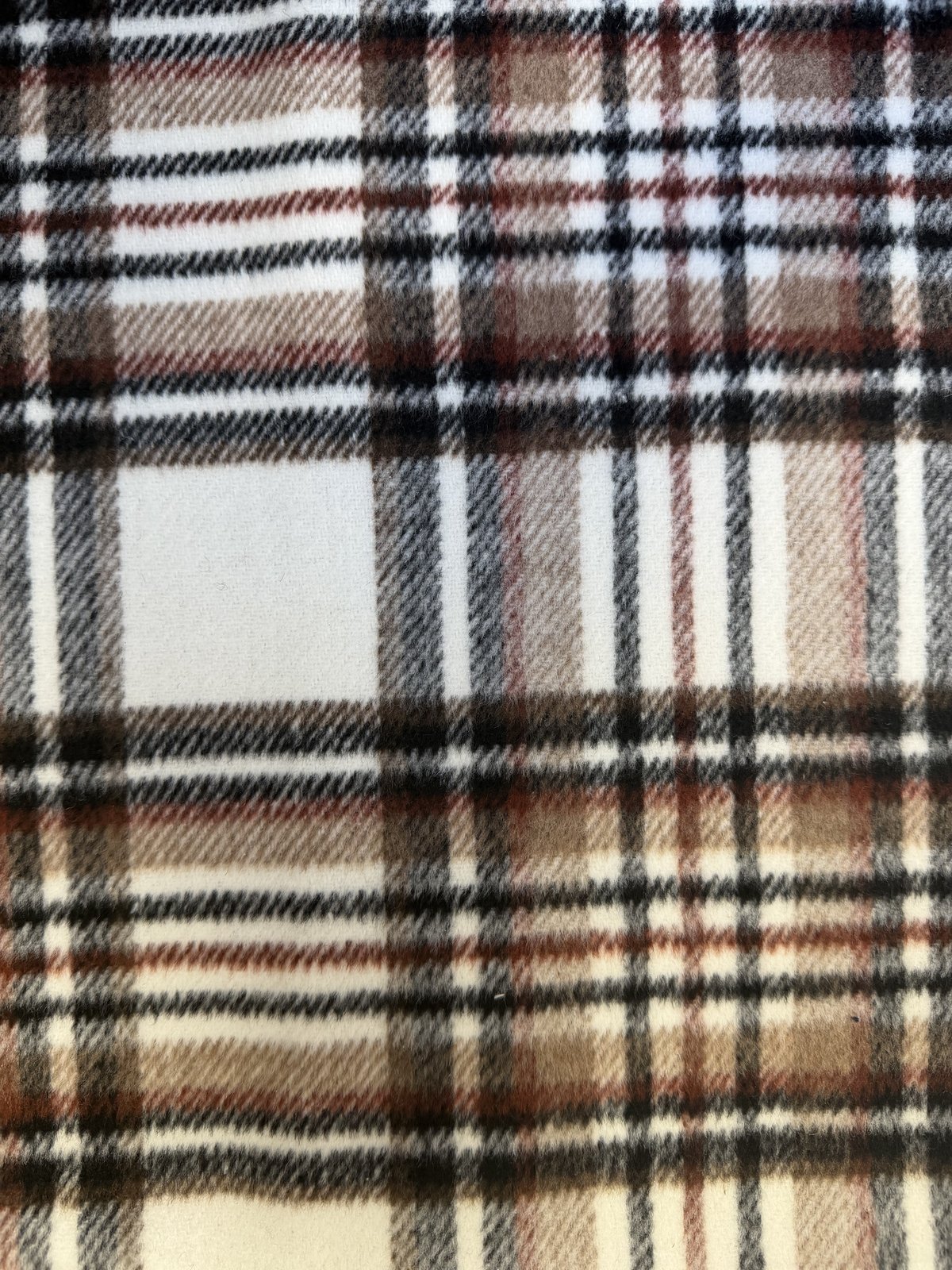 Woven Big Check Tweed