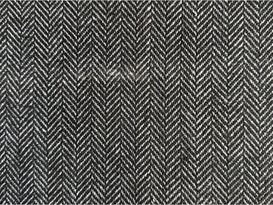 JY23070519 Dark Grey Herringbone - 10%Wool90%Others 620G/M