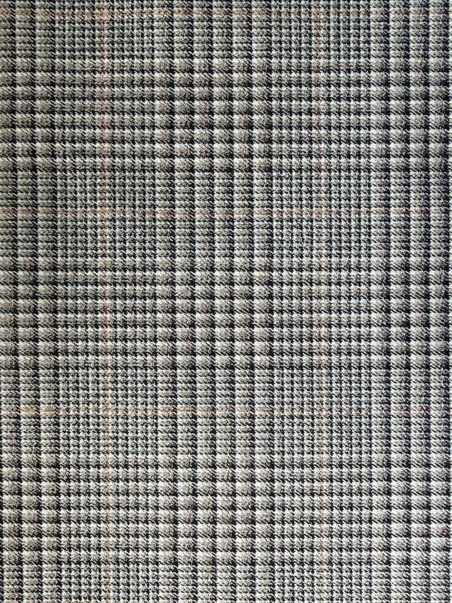JY23070524 TR Plaid Stretch Fabric - 65%Polyester33%Rayon2%Sp 230GSM