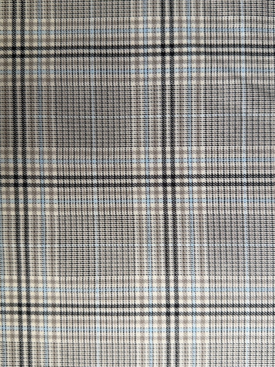 JY23070527 TR Plaid Stretch Fabric - 65%Polyester33%Rayon2%Sp 200GSM