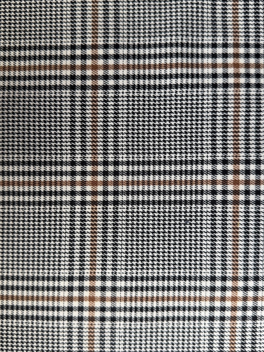 JY23070532 TR Plaid Stretch Fabric - 65%Polyester33%Rayon2%Sp 235GSM