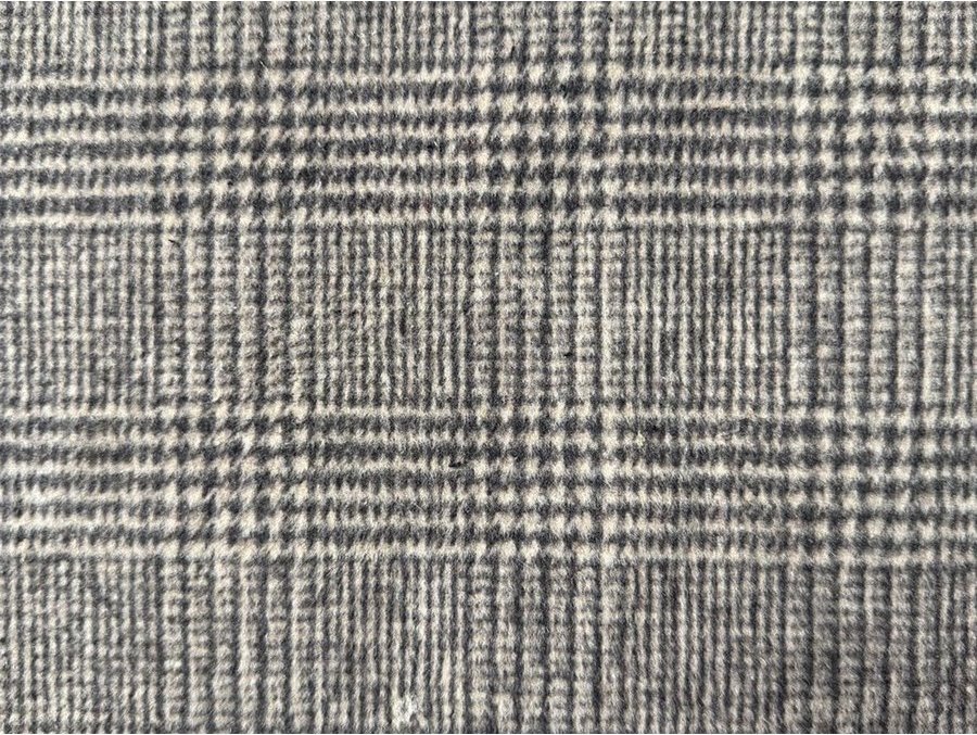 JY25080689 Plaid/Houndstooth Double Face Wool - 50%Wool50%Others 900G/M