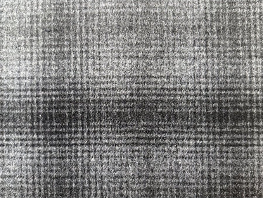 JY26010460 Hazy Check Double-faced Brushed Wool - 50%Wool50%Others 900G/M