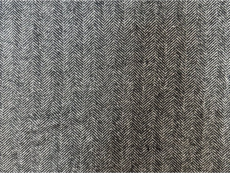JY26040476 Light Grey Herringbone - 10%Wool90%Others 345GSM