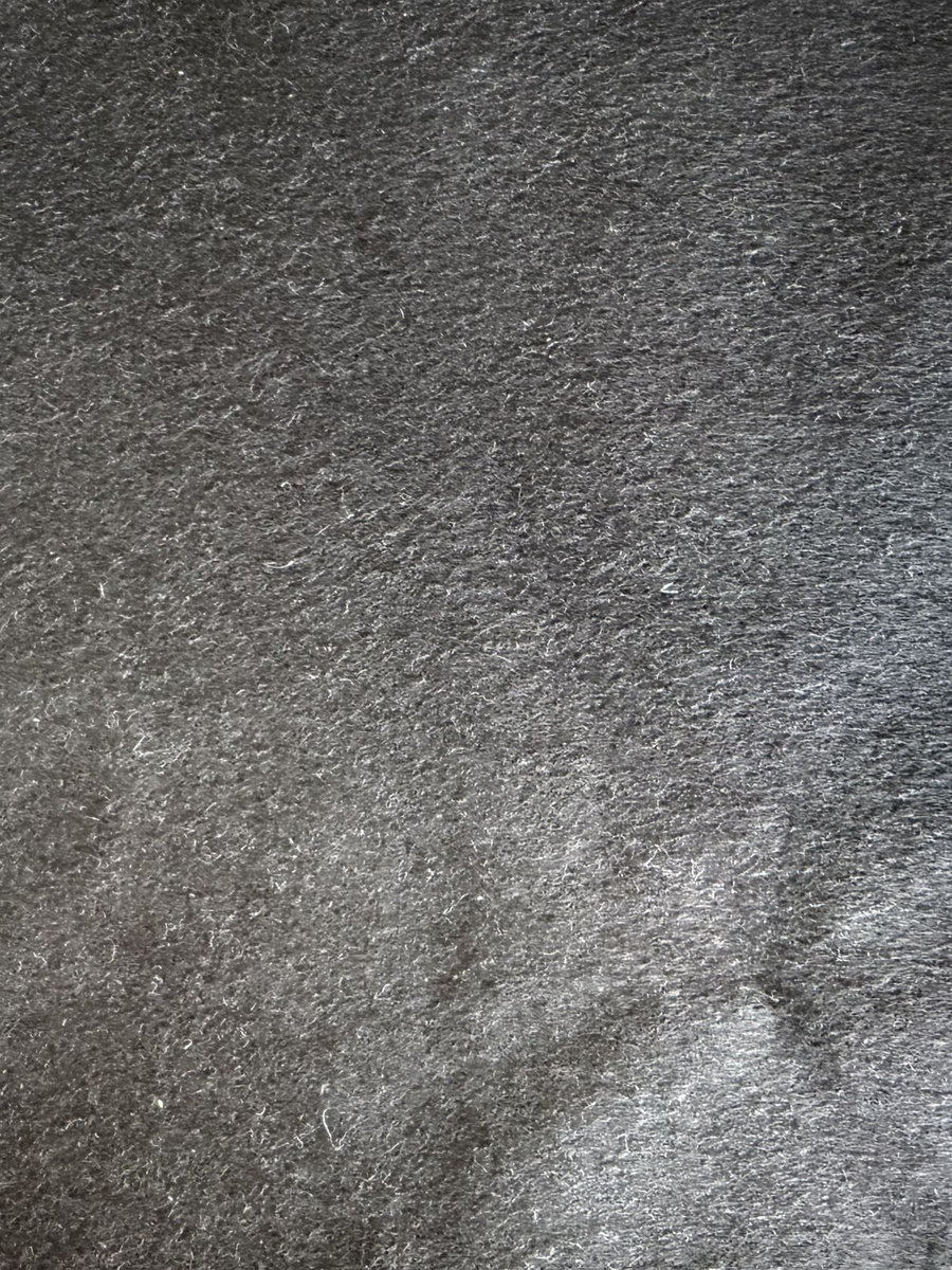 JY26050256 Black Double Brushed Face Wool - 25%Wool75%Others 620GSM